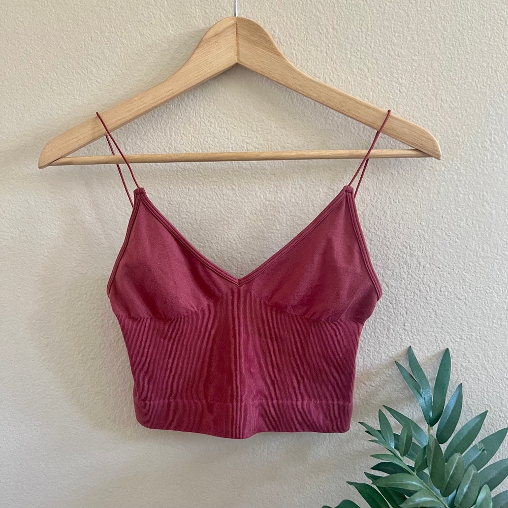 Free People Seamless Skinny Strap Brami Bralette